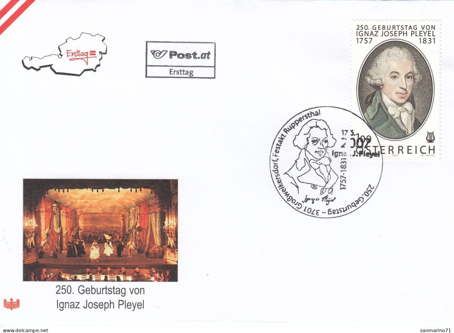 FDC AUSTRIA 2672 - Théâtre