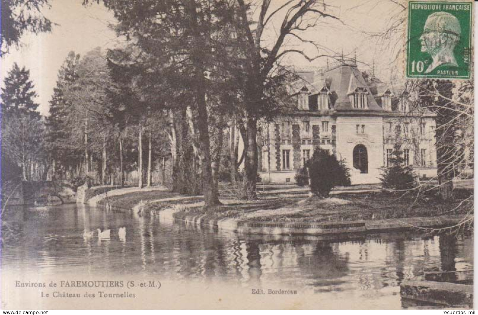Environs De Faremoutiers Le Chateau Des Tourneilles  1923 - Faremoutiers