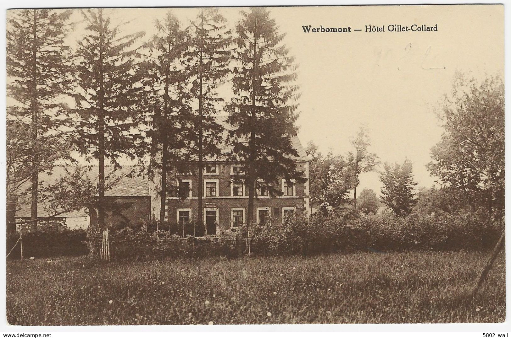 WERBOMONT : Hôtel Gillet-Collard - Ferrieres