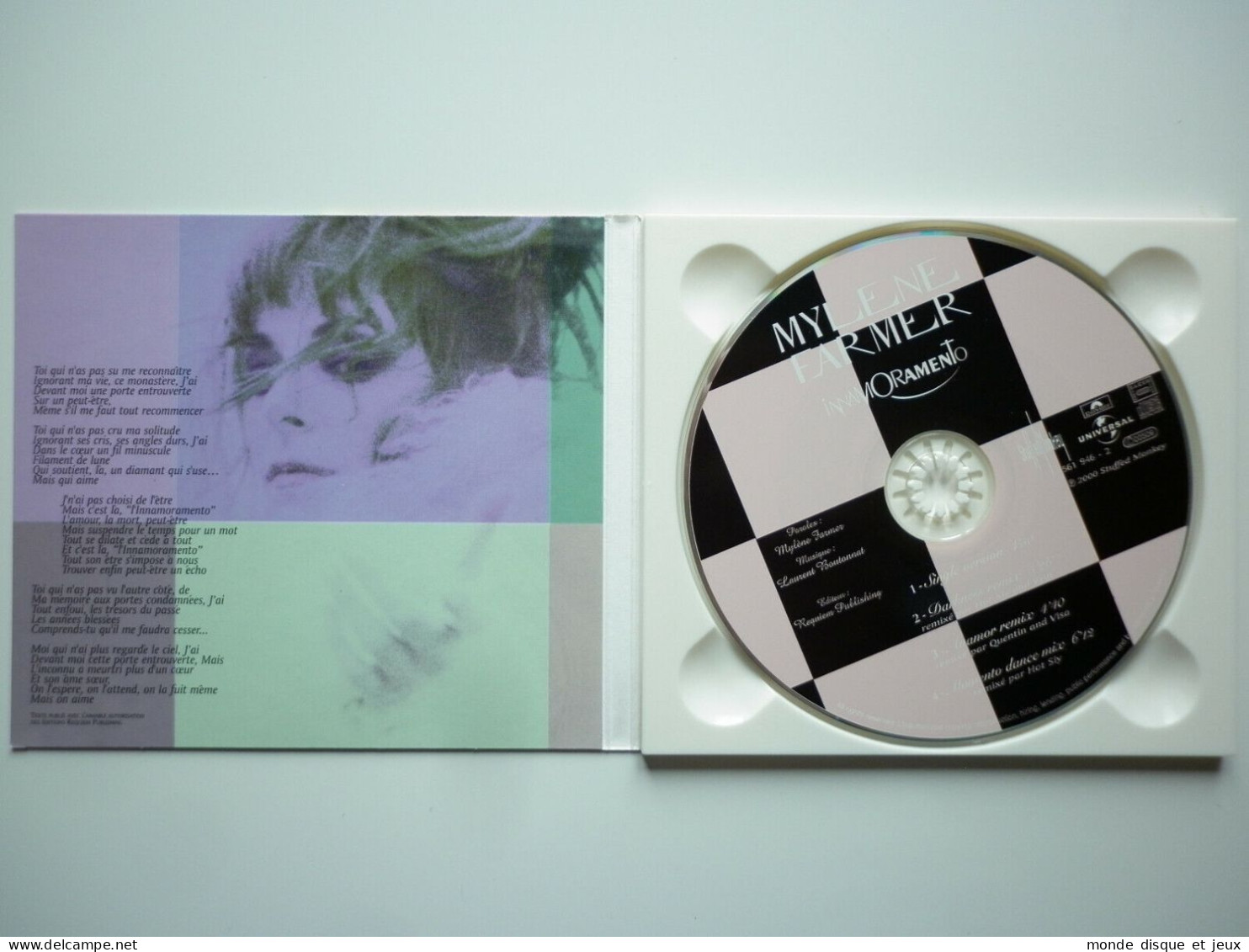 Mylene Farmer Cd Maxi Innamoramento - Other - French Music