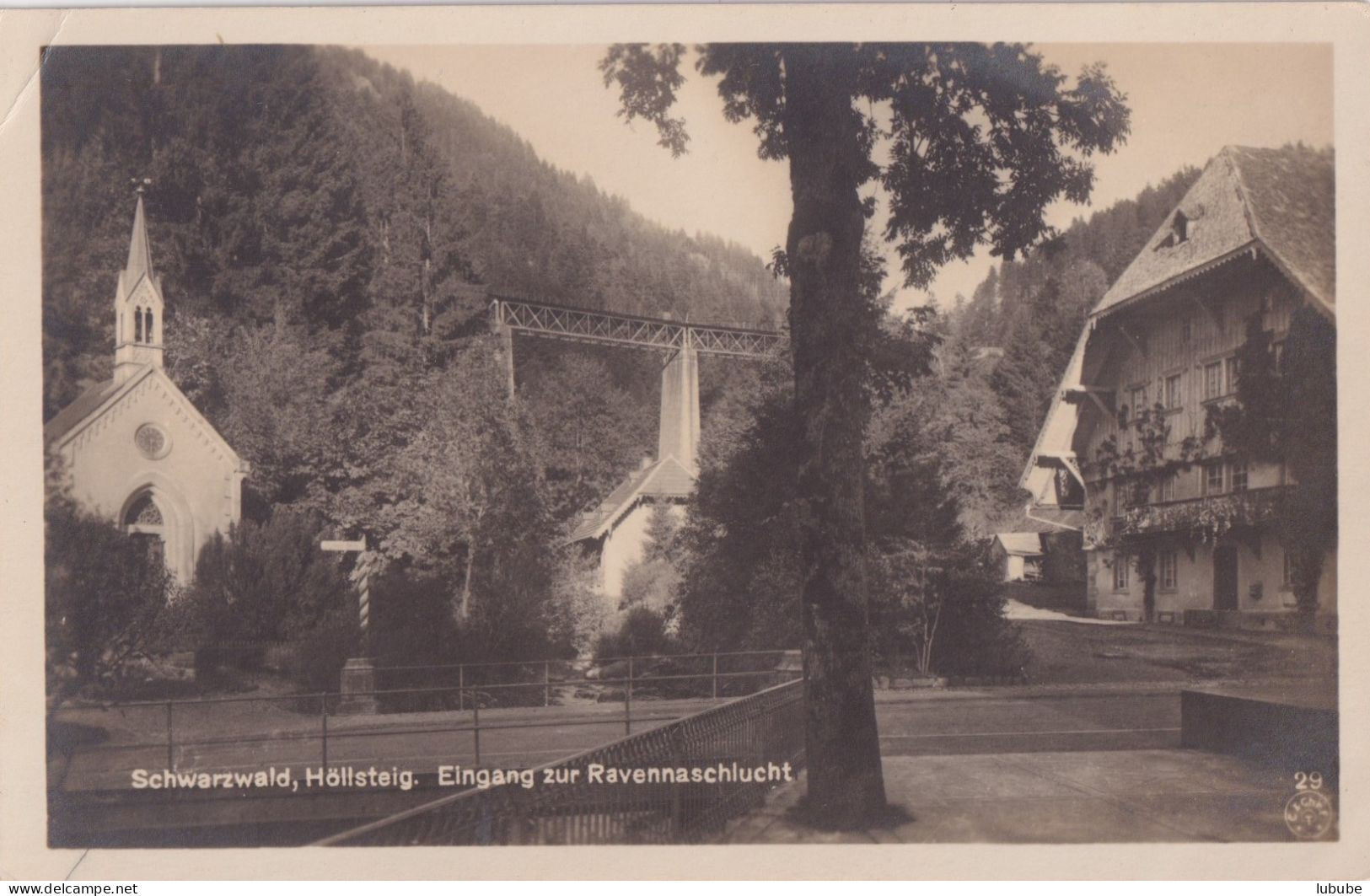 Höllsteig - Ravennaviadukt  (2 Karten)     Ca. 1920/30 - Höllental