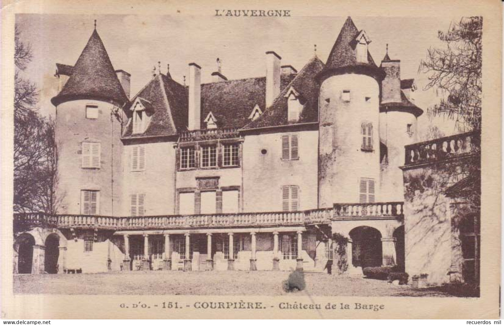 Courpiere Chateau De La Barge - Courpiere