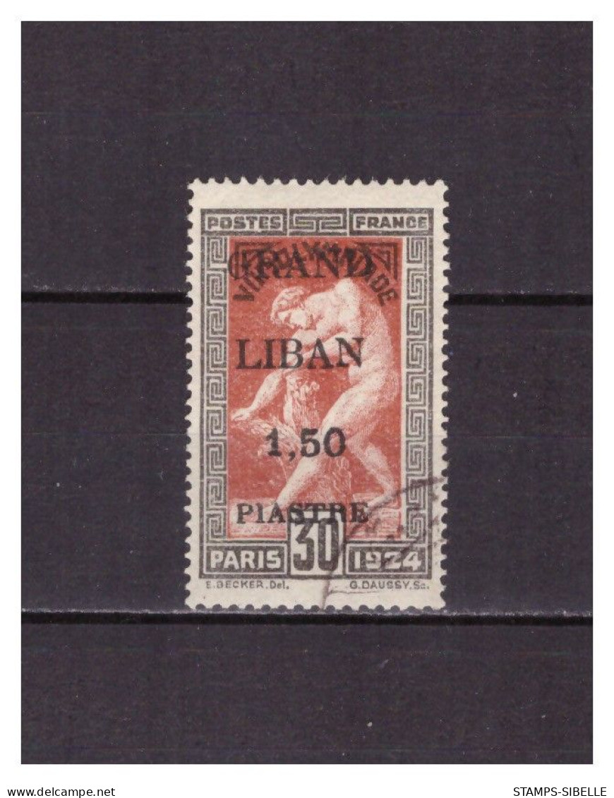 GRAND  LIBAN   N ° 20 B  .   J.O.  VARIETE  G  MAIGRE   OBLITERE  . SUPERBE  . RARE . - Used Stamps