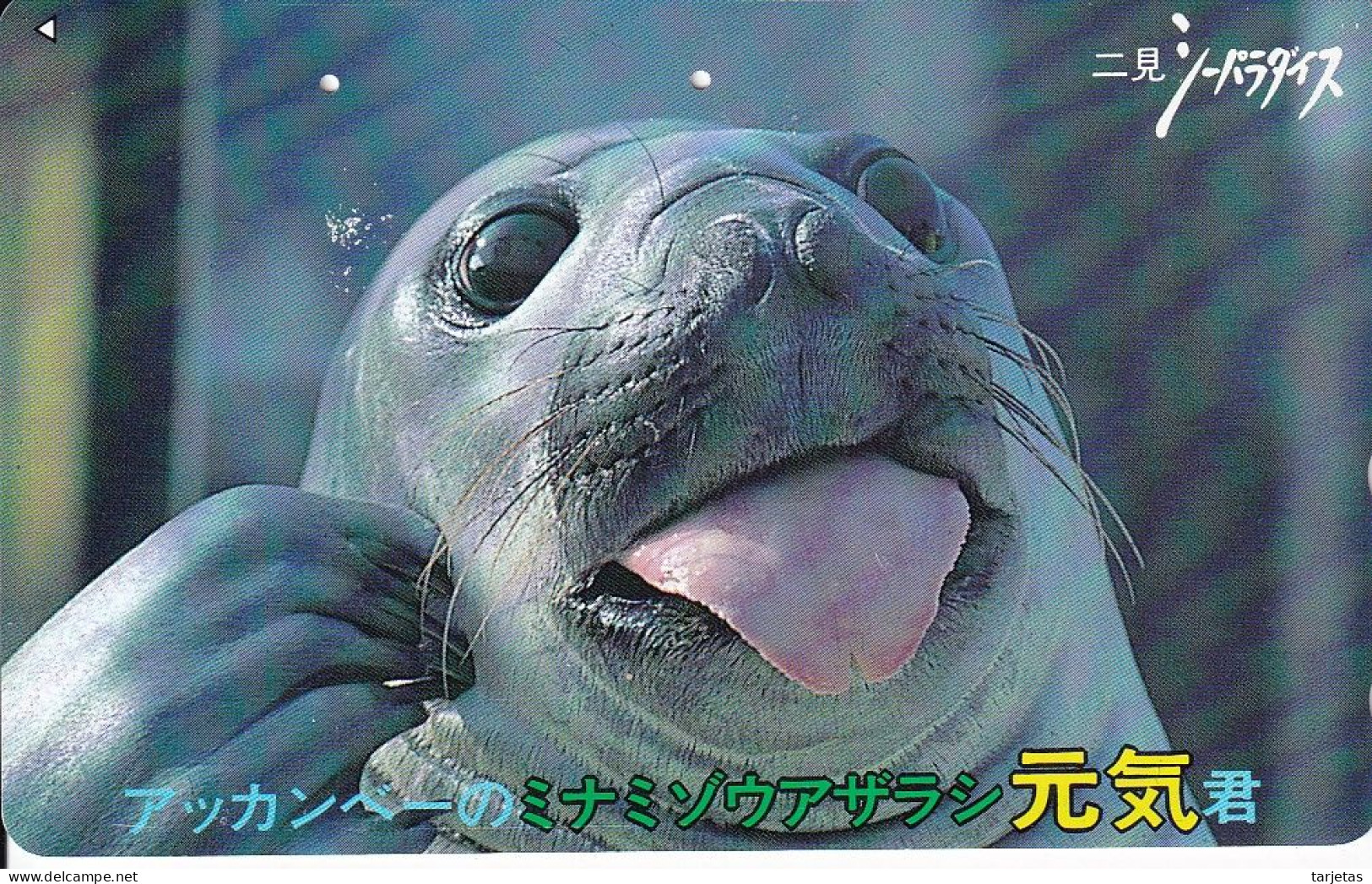 TARJETA DE JAPON DE UNA FOCA (SEAL-FOCA ) - Andere & Zonder Classificatie