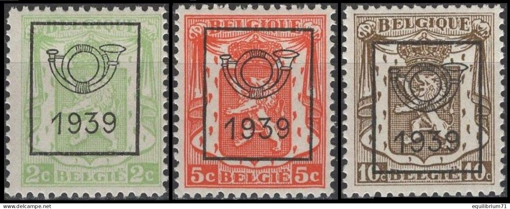 PRE417/419** (PO15) - Typo Precancels 1936-51 (Small Seal Of The State)