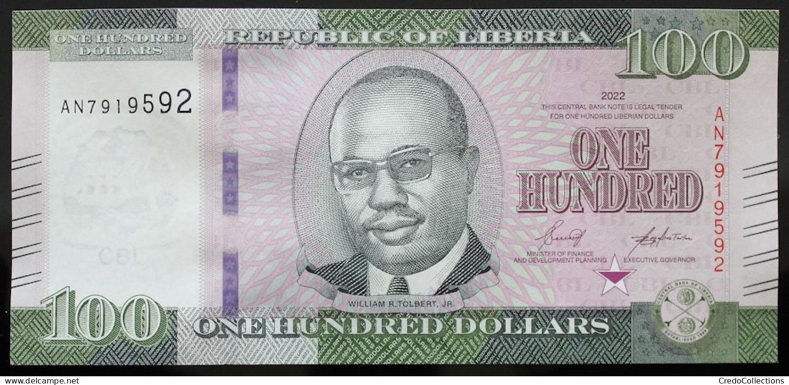 Liberia - 100 Dollars - 2022 - PICK 41b - NEUF - Liberia