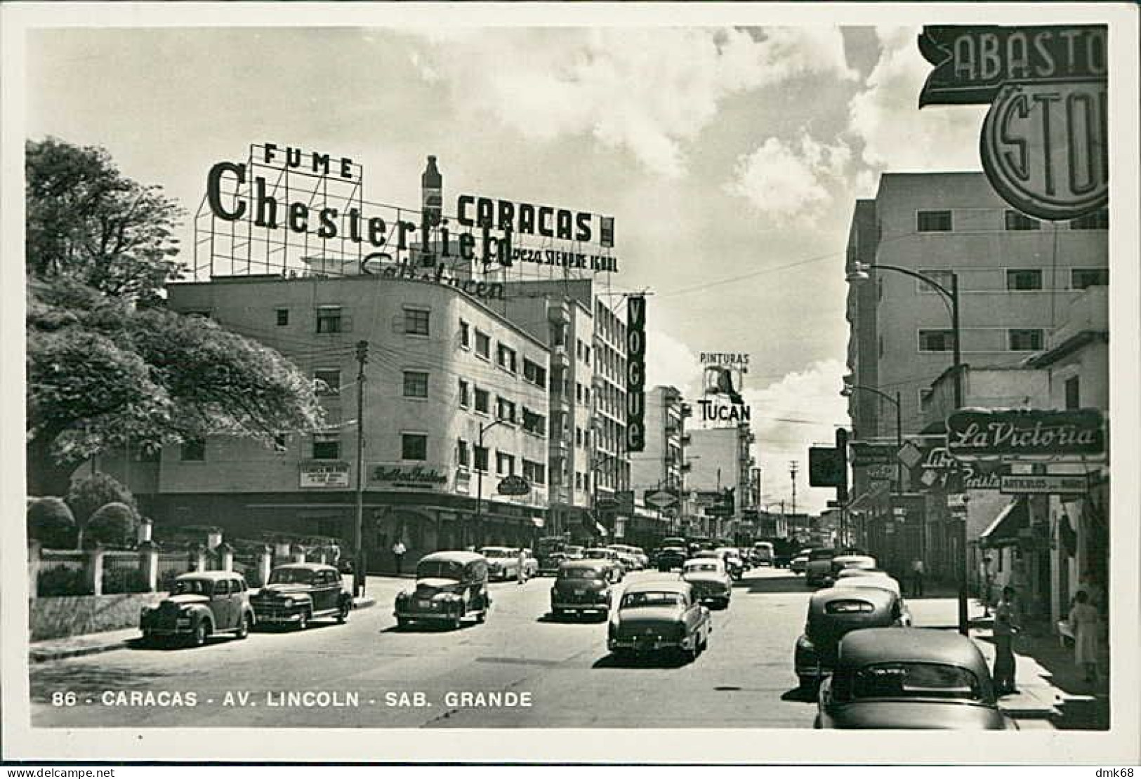 VENEZUELA - CARACAS - AV. LINCOLN - SAB. GRANDE - EDIZ. ACTIS - RPPC POSTCARD 1940s (17797) - Venezuela