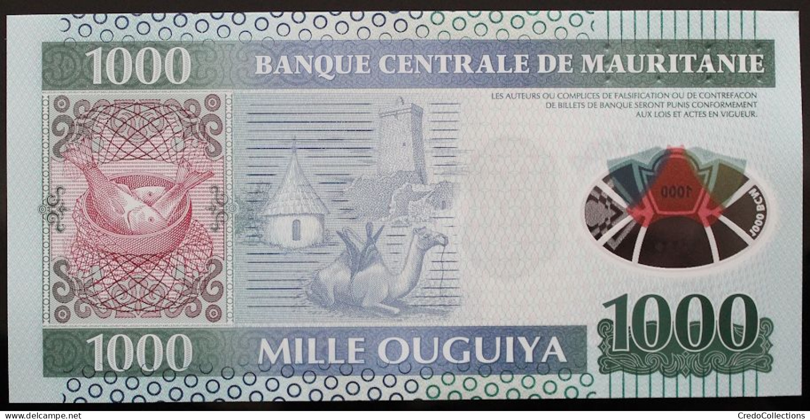 Mauritanie - 1000 Ouguiya - 2014 - PICK 19 - NEUF - Mauritanië