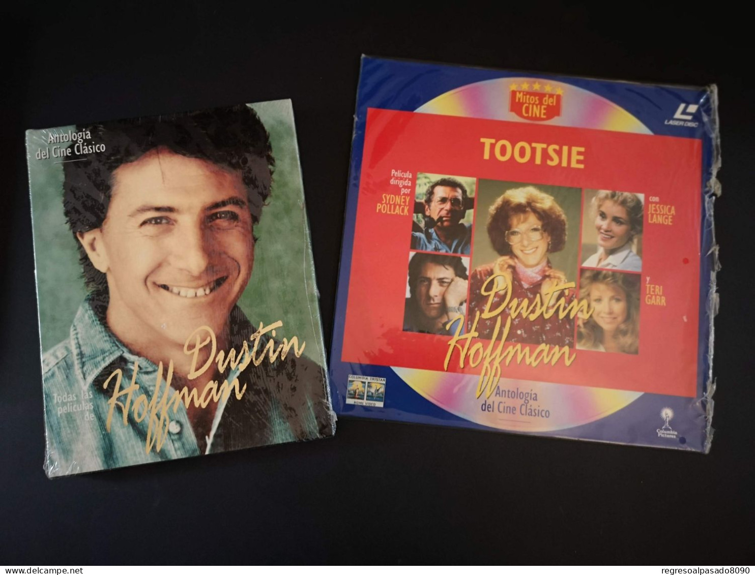 Dustin Hoffman Libro Y Película Laser Disc Laserdisc Tootsie. Mitos Del Cine Planeta Años 90 - Klassiekers