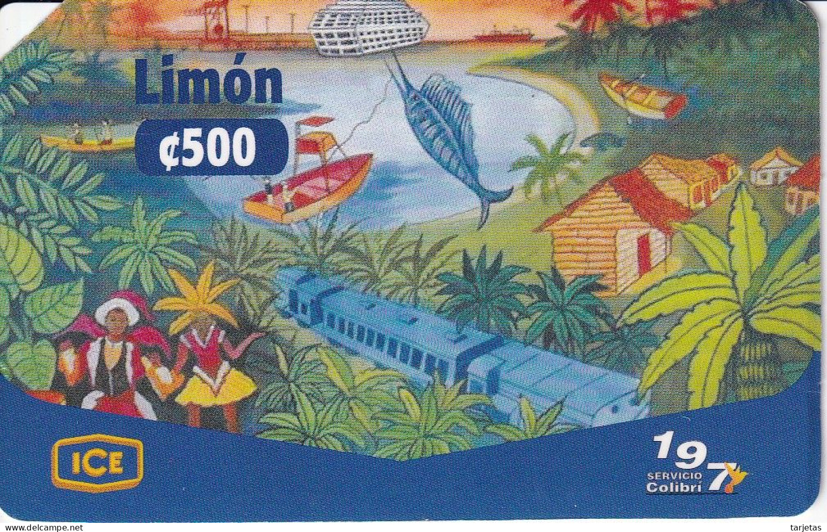 TARJETA DE COSTA RICA DE LIMON /TREN-TRAIN-ZUG) (NUEVA-MINT) - Costa Rica