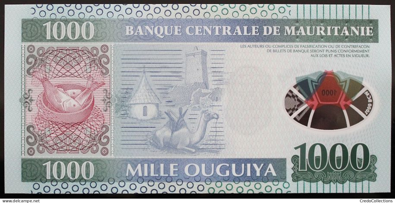 Mauritanie - 1000 Ouguiya - 2014 - PICK 19 - NEUF - Mauritanien