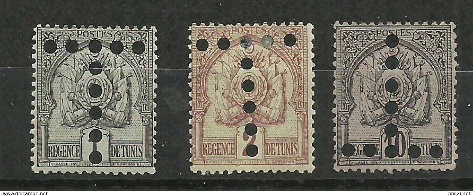 Tunisie Taxe      N° 9 Et  10    Neufs *  *  B/TB Et N° 12 Neuf (  * ) B/TB  Voir Scans   Soldé ! ! ! - Postage Due