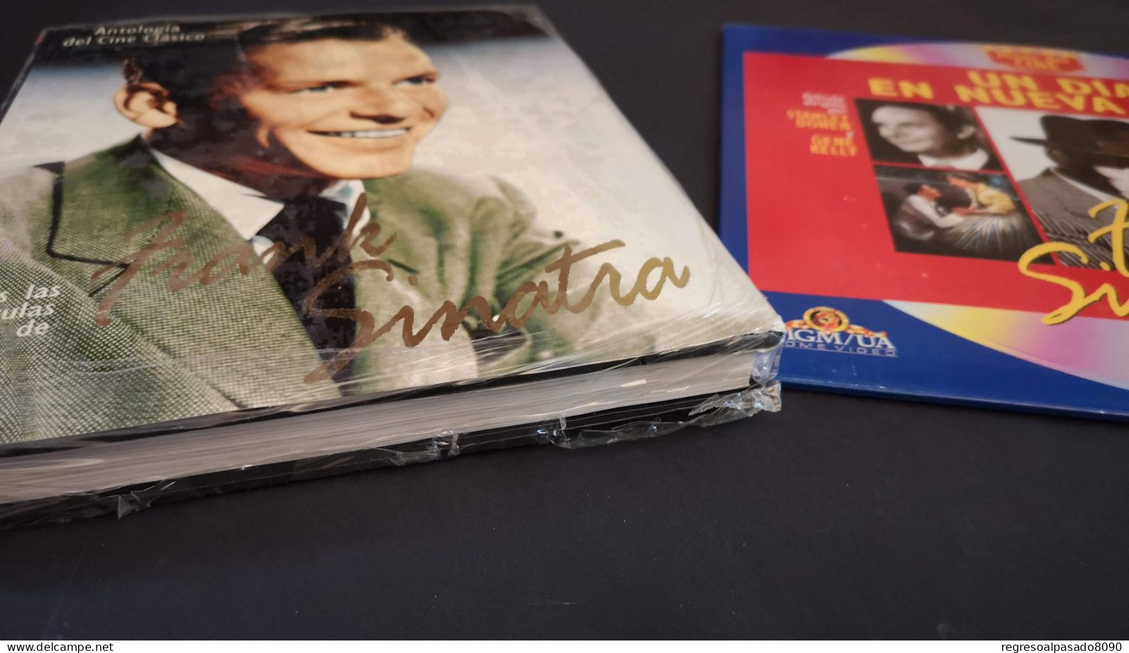 Frank Sinatra Libro Y Película Laser Disc Laserdisc Un Dia En Nueva York. Mitos Del Cine Planeta Años 90 - Clásicos