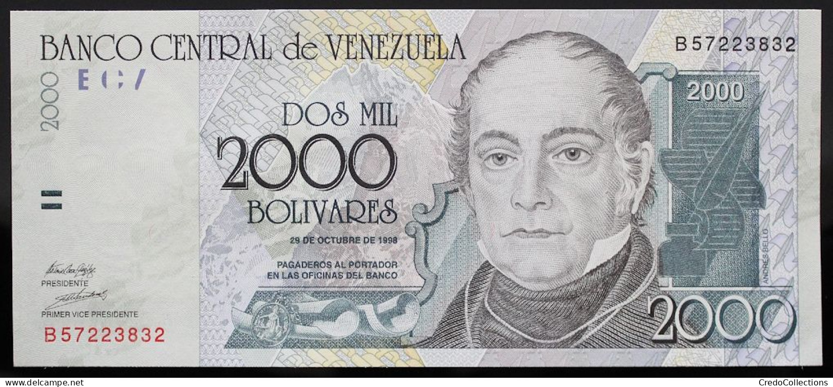 Venezuela - 2000 Bolivares - 1998 - PICK 80a - NEUF - Venezuela