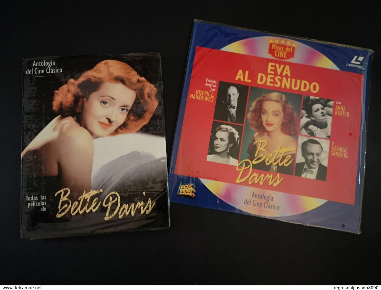 Bette Davis Libro Y Película Laserdisc Eva Al Desnuda. Mitos Del Cine Planeta Años 90 - Classiques