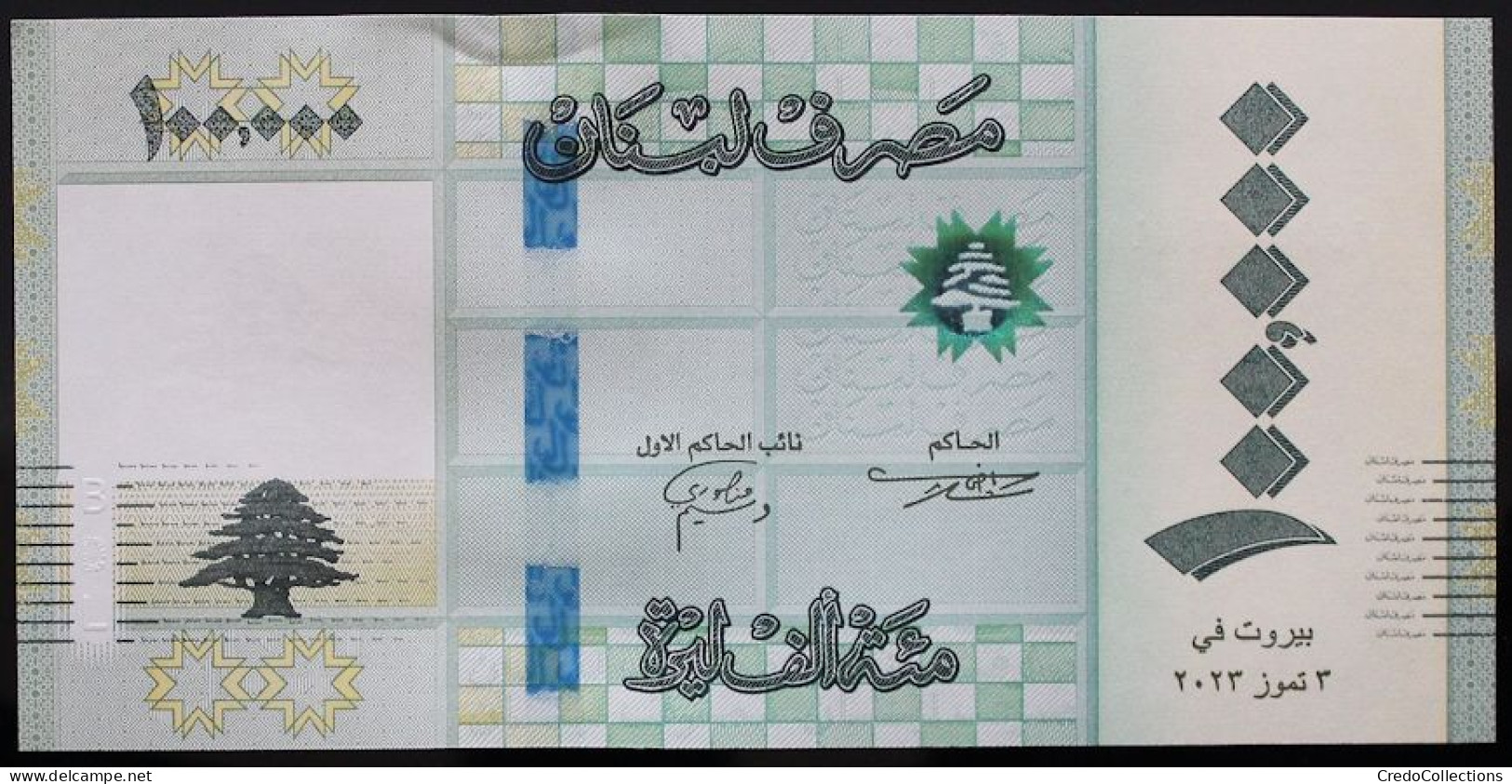 Liban - 100000 Livres - 2023 - PICK 105a - NEUF - Liban