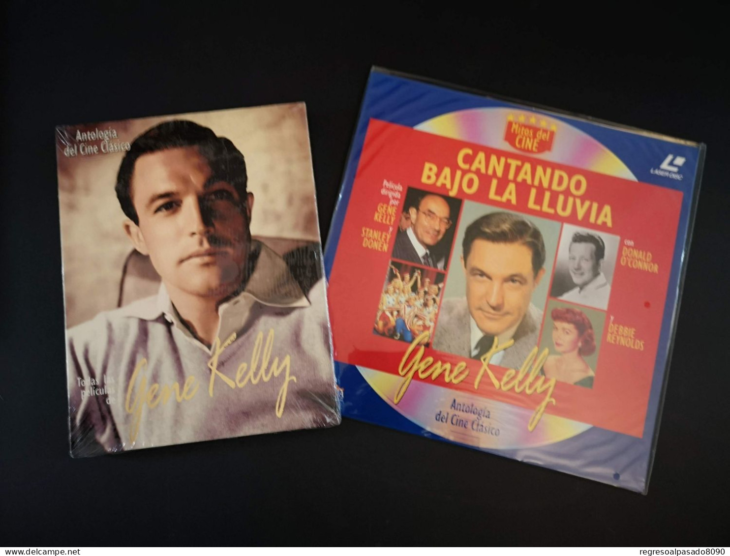 Gene Kelly Libro Y Película Laser Disc Laserdisc Cantando Bajo La Lluvia. Mitos Del Cine Planeta Años 90 - Classic