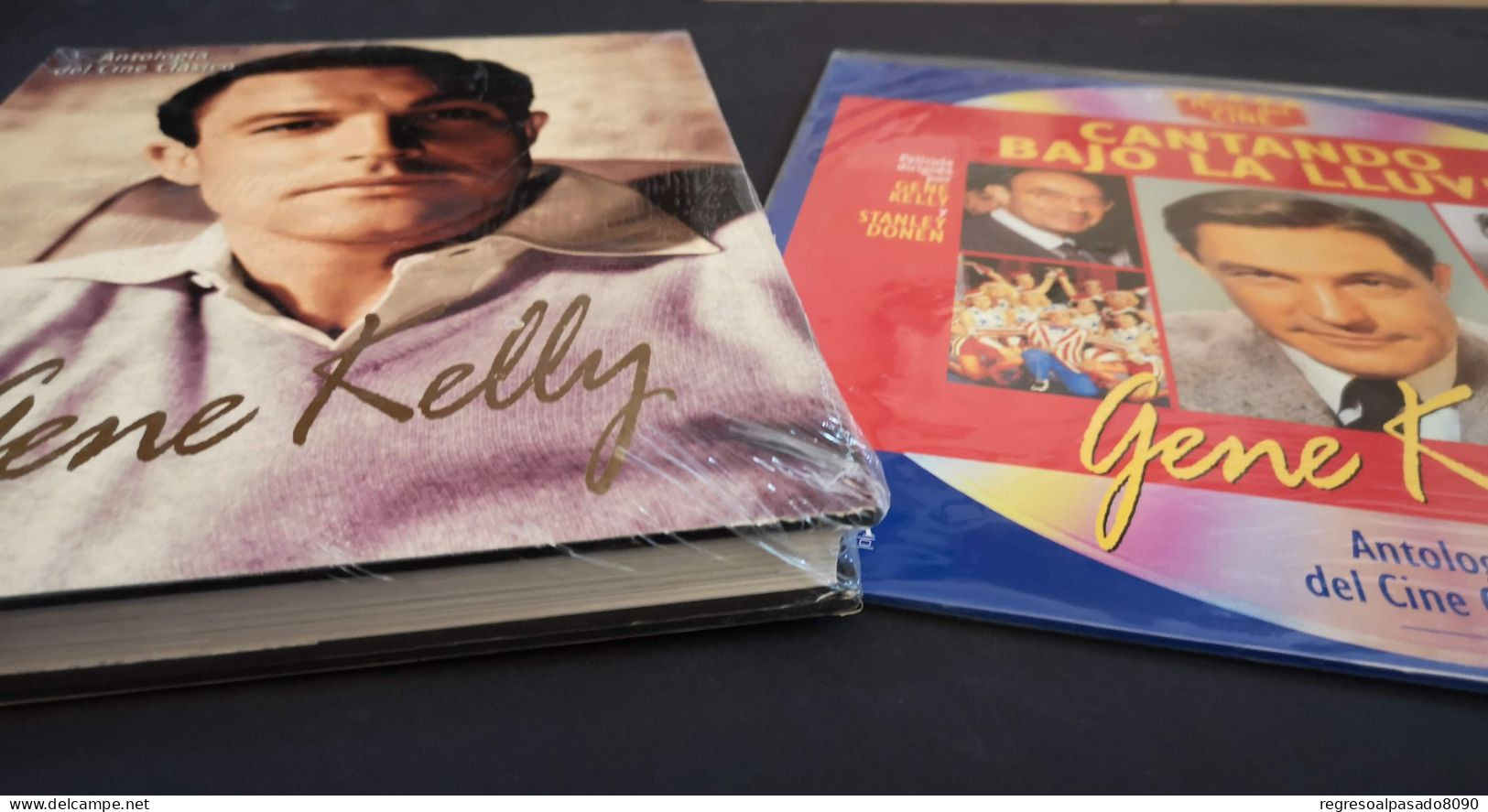 Gene Kelly Libro Y Película Laser Disc Laserdisc Cantando Bajo La Lluvia. Mitos Del Cine Planeta Años 90 - Classiques