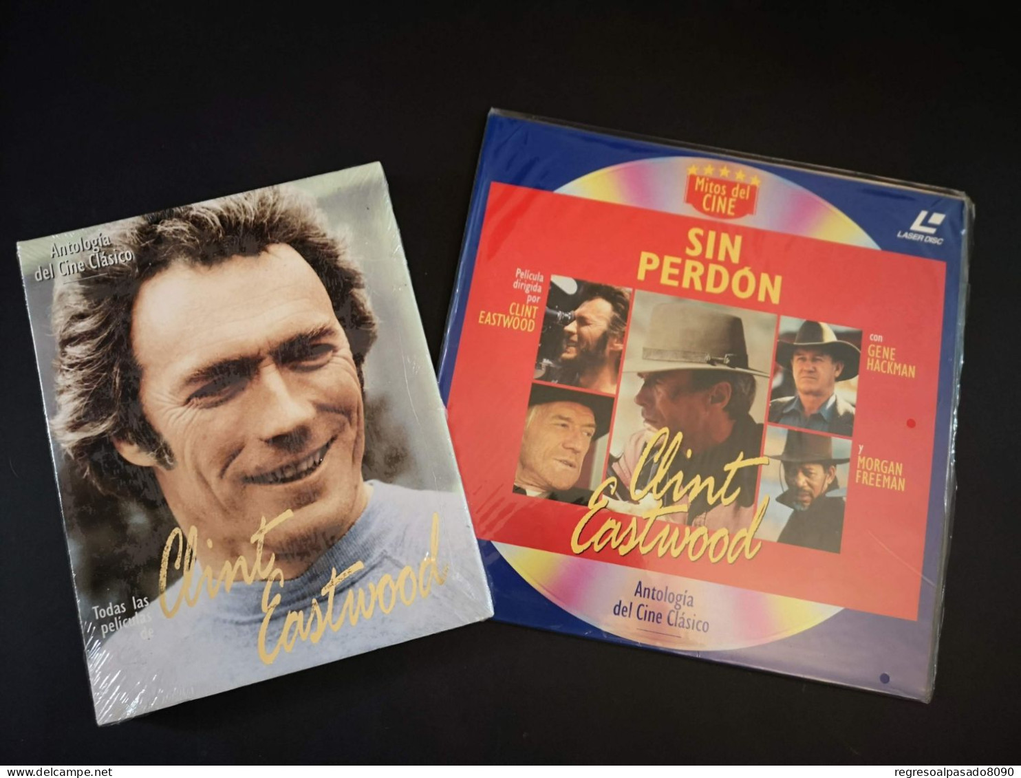 Klint Eastwood Libro Y Película Laser Disc Laserdisc Sin Perdón. Colección Mitos Del Cine Planeta Años 90 - Classic