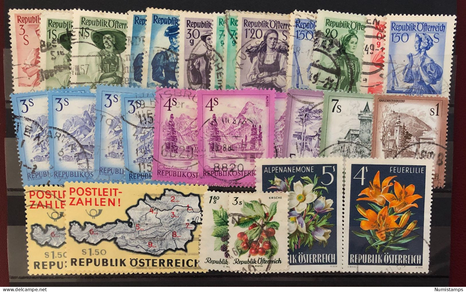 Austria - Various Stamps - From 1948 - Autres & Non Classés