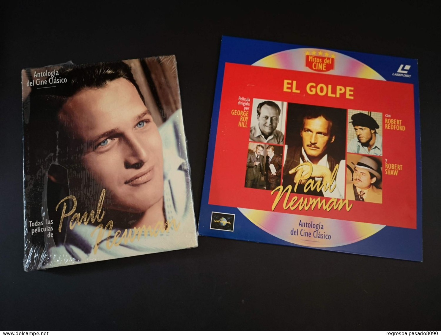 Paul Newman Libro Y Película Laser Disc Laserdisc El Golpe. Colección Mitos Del Cine Planeta Años 90 - Klassiker