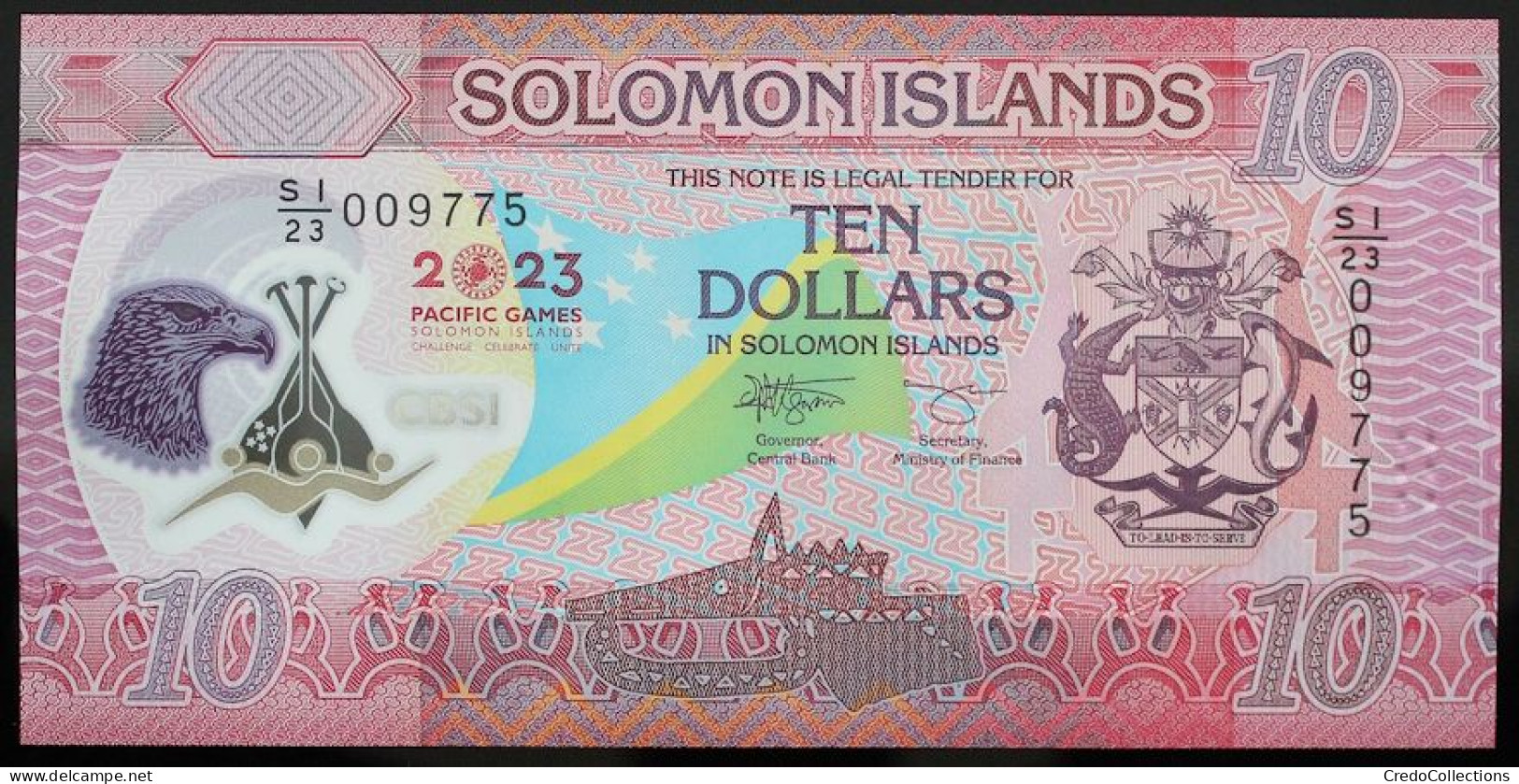 Salomon - 10 Dollars - 2023 - PICK 39a - NEUF - Isola Salomon