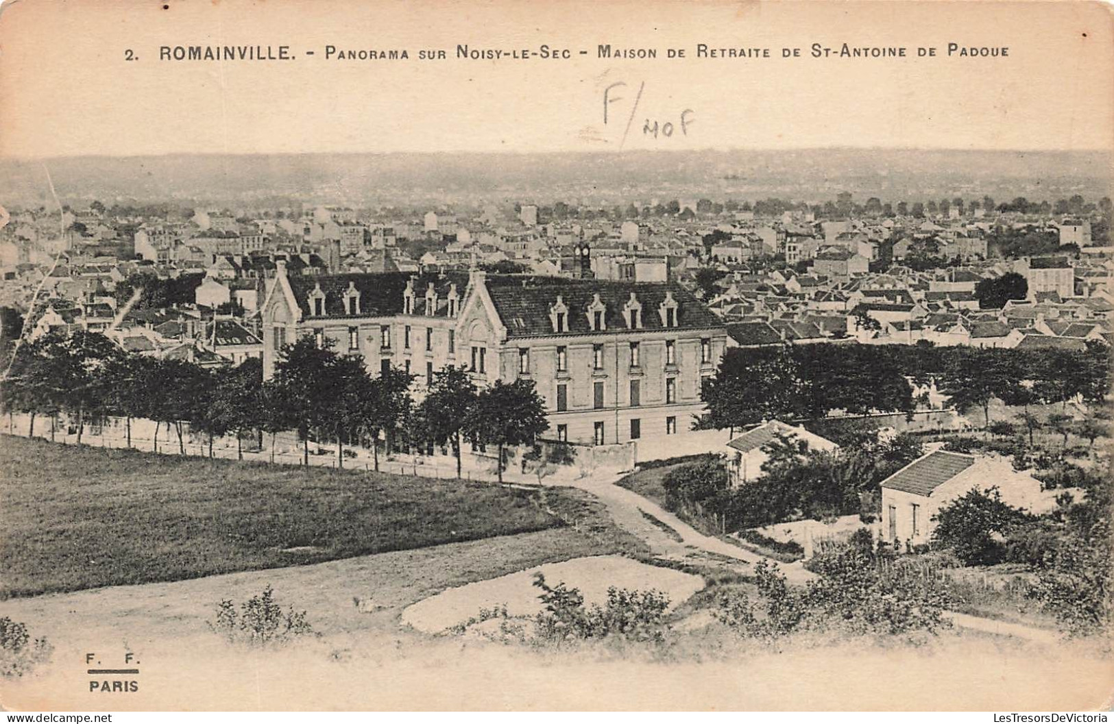 FRANCE - Romainville - Panorama Sur Le Noisy Le Bec - Maison De Retraite De St Antoine - Carte Postale Ancienne - Romainville