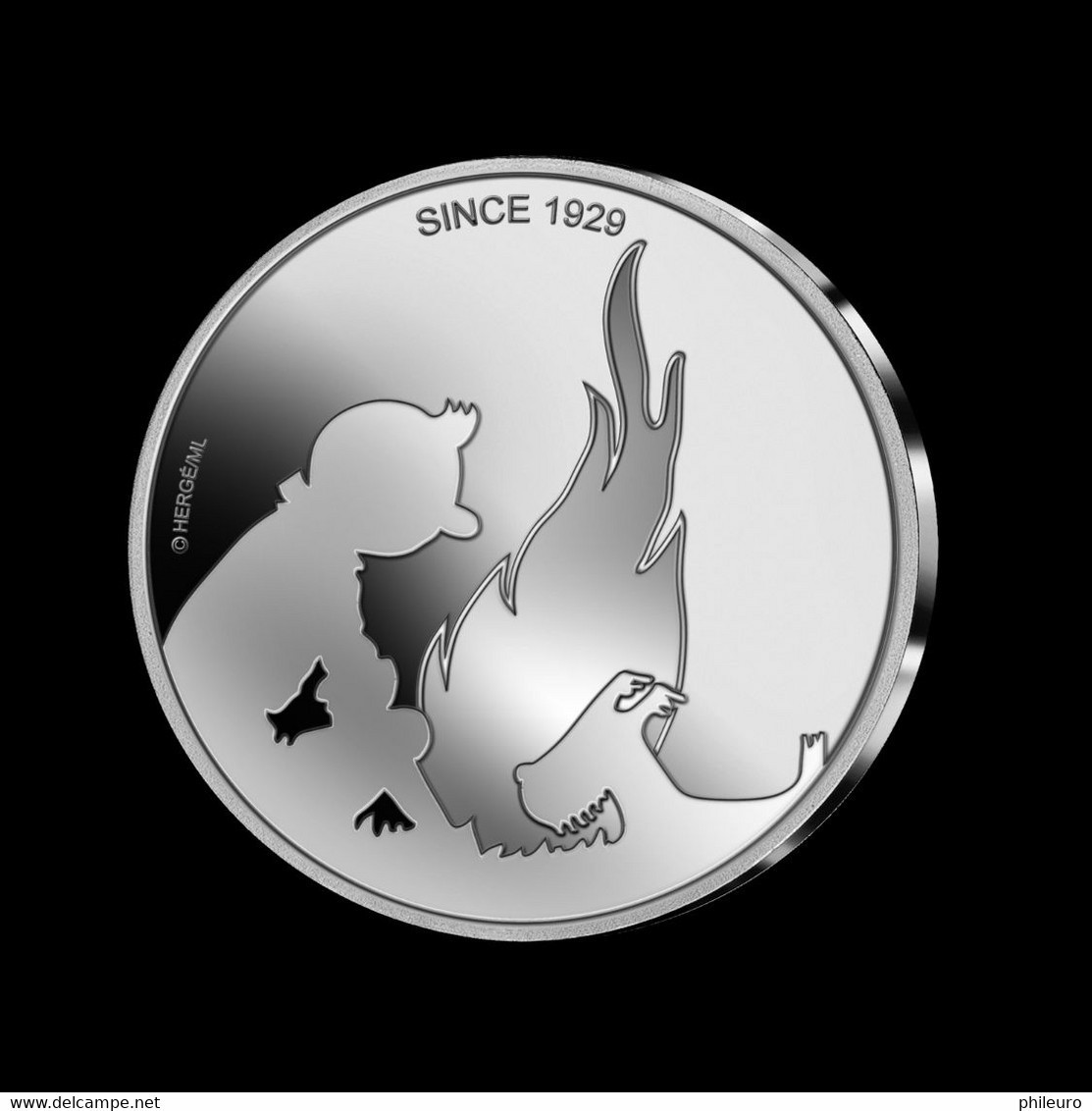 Belgique 2019 : 5€ Commémorative '90 Ans De Tintin' (en Relief Et En Coincard) - DISPONIBLE EN FRANCE - Belgien