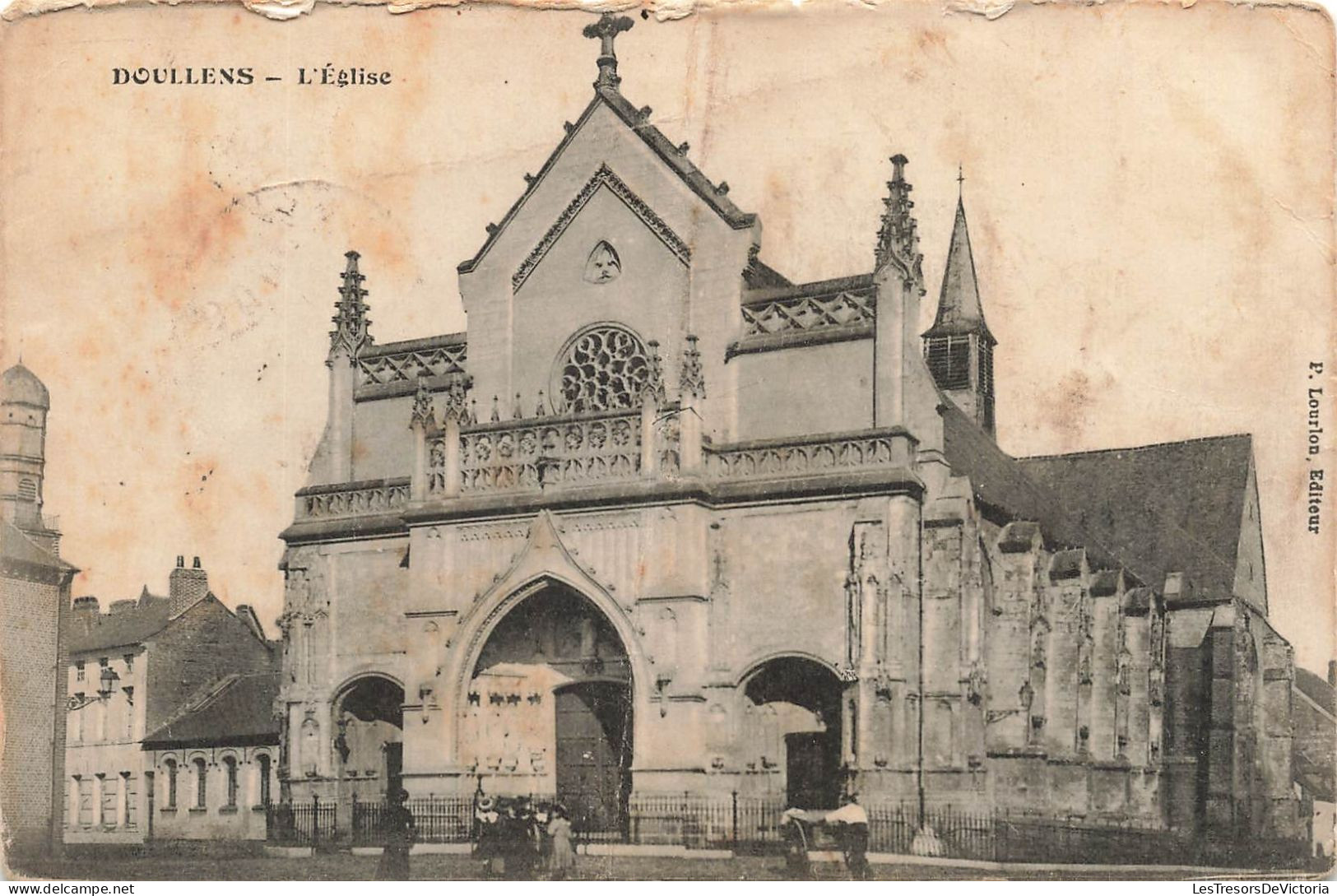 FRANCE - Doullens - L'Eglise - Carte Postale Ancienne - Doullens