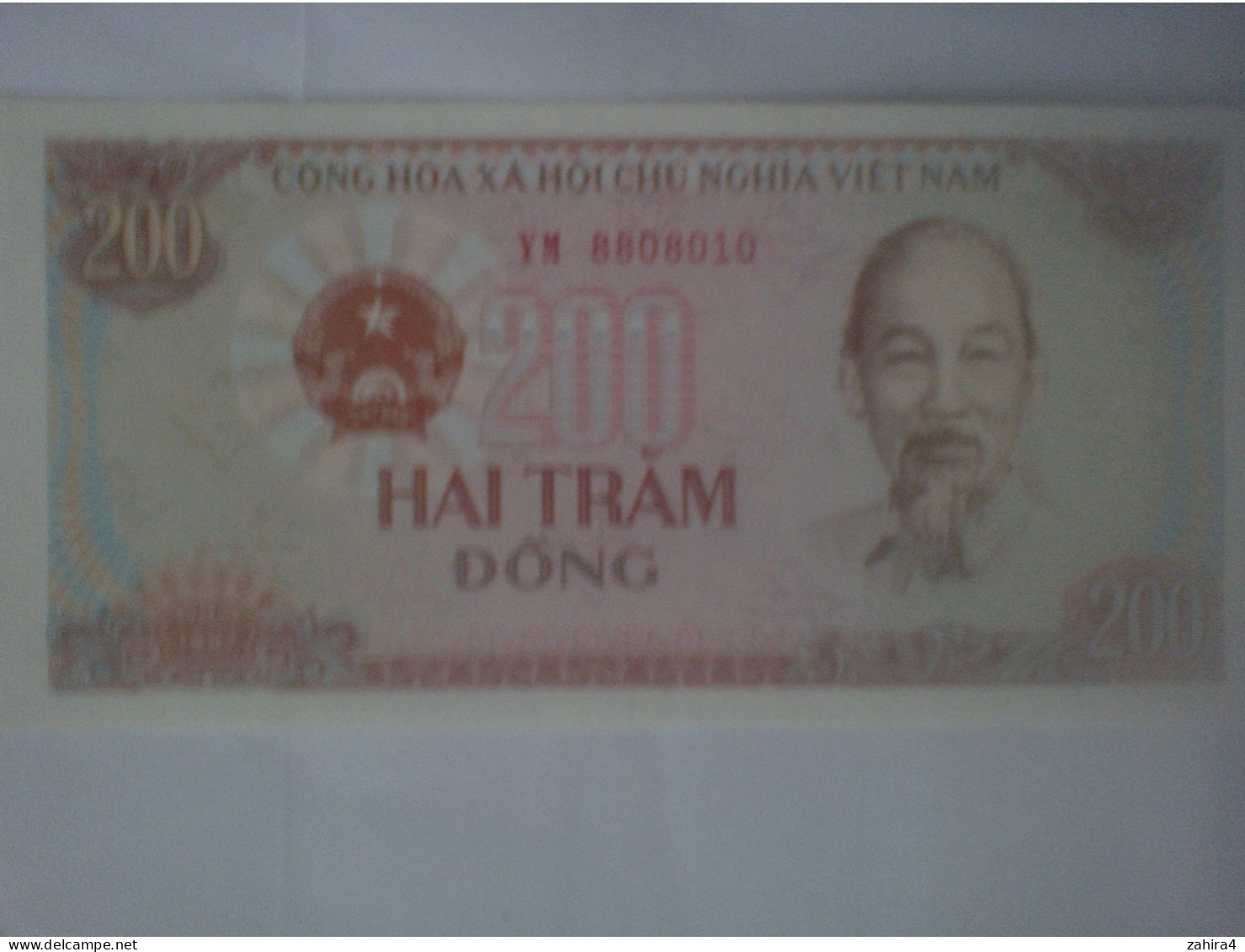 200 - Tracteur Moisson - Ho Chi Minh - YM 8808010 - 1987 - Vietnam