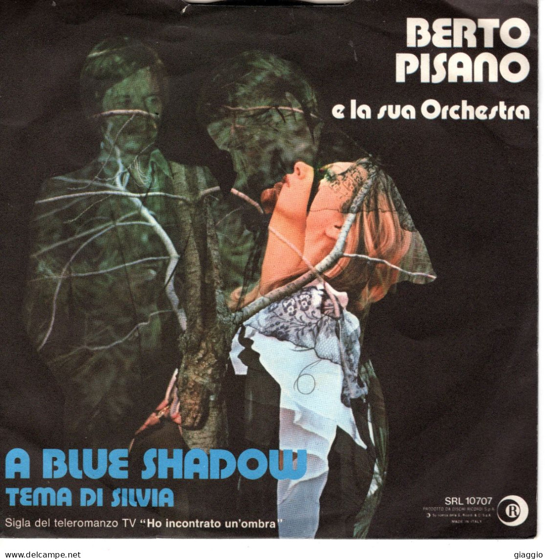 °°° 615) 45 GIRI - BERTO PISANO - A BLUE SHADOW / TEMA DI SILVIA °°° - Otros - Canción Italiana