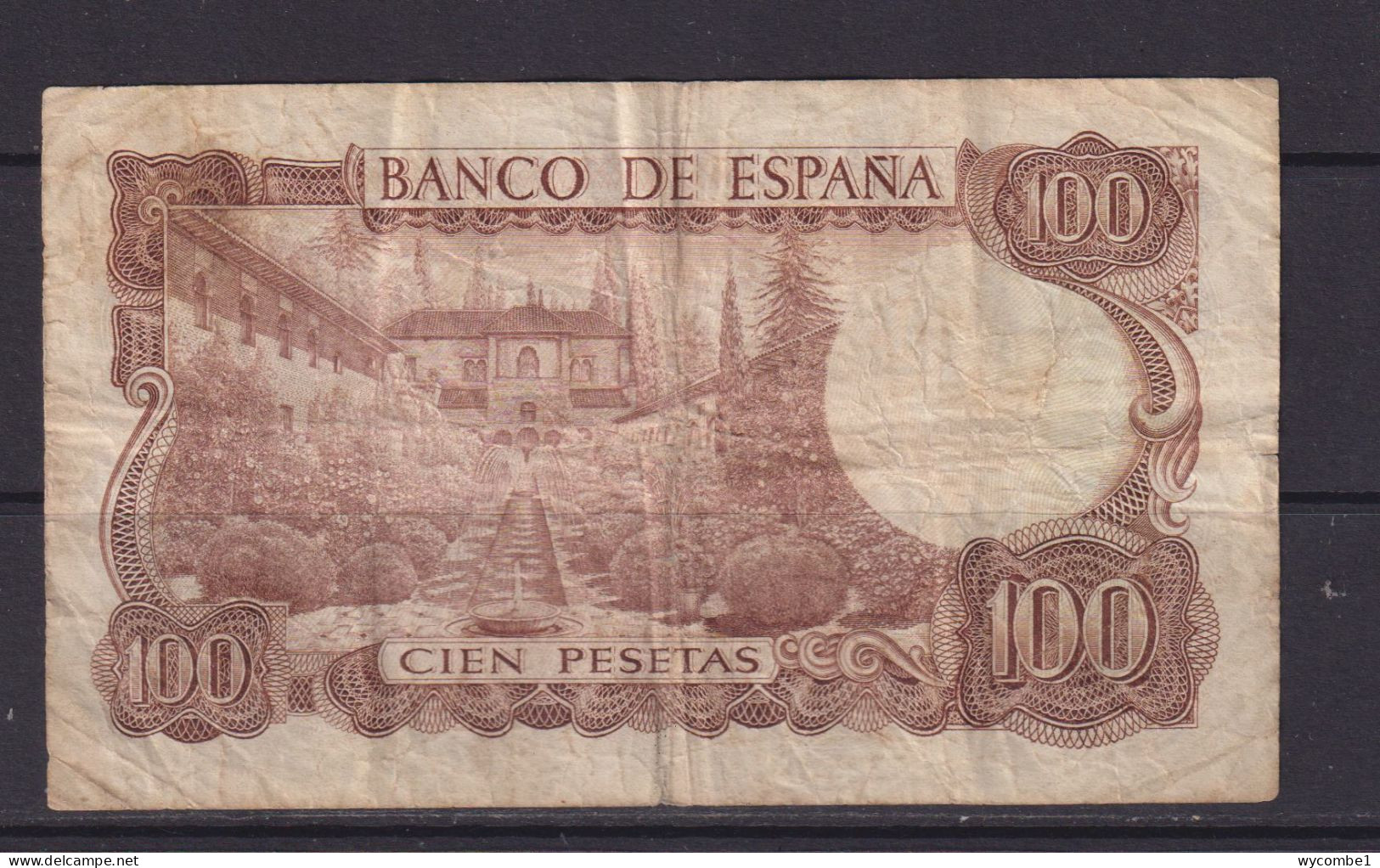 SPAIN - 1970 100 Pesetas Circulated Banknote - 100 Pesetas