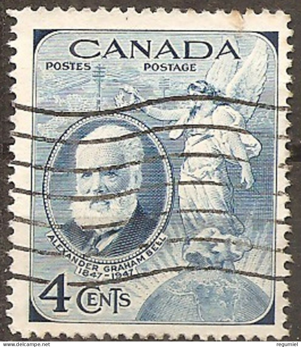 Canada U  225 (o) Usado. 1947 - Oblitérés