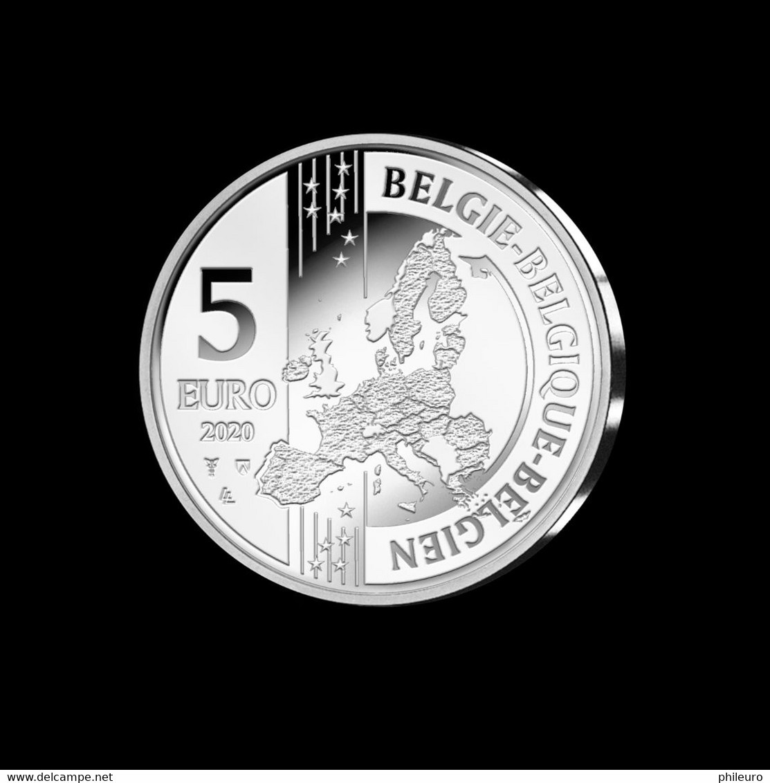 Belgique 2020 : 5€ Commémorative '75 Ans De Bob Et Bobette / Suske En Wiske' (en Couleur Et En Coincard) - EN FRANCE - Belgien