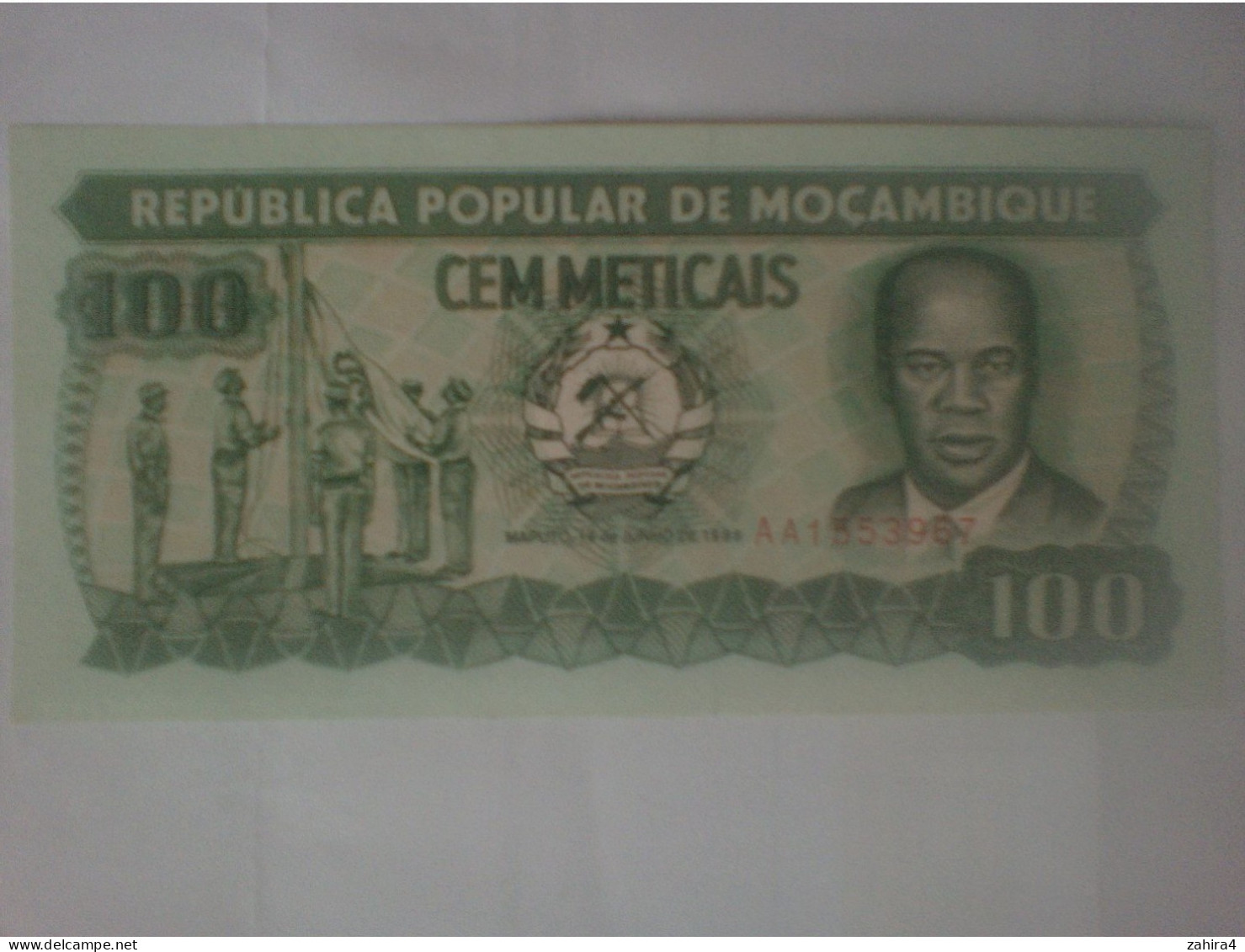 100 - Cem Meticais - Republica Popular De Moçambique - AA1553967 - 1989 - Mozambique