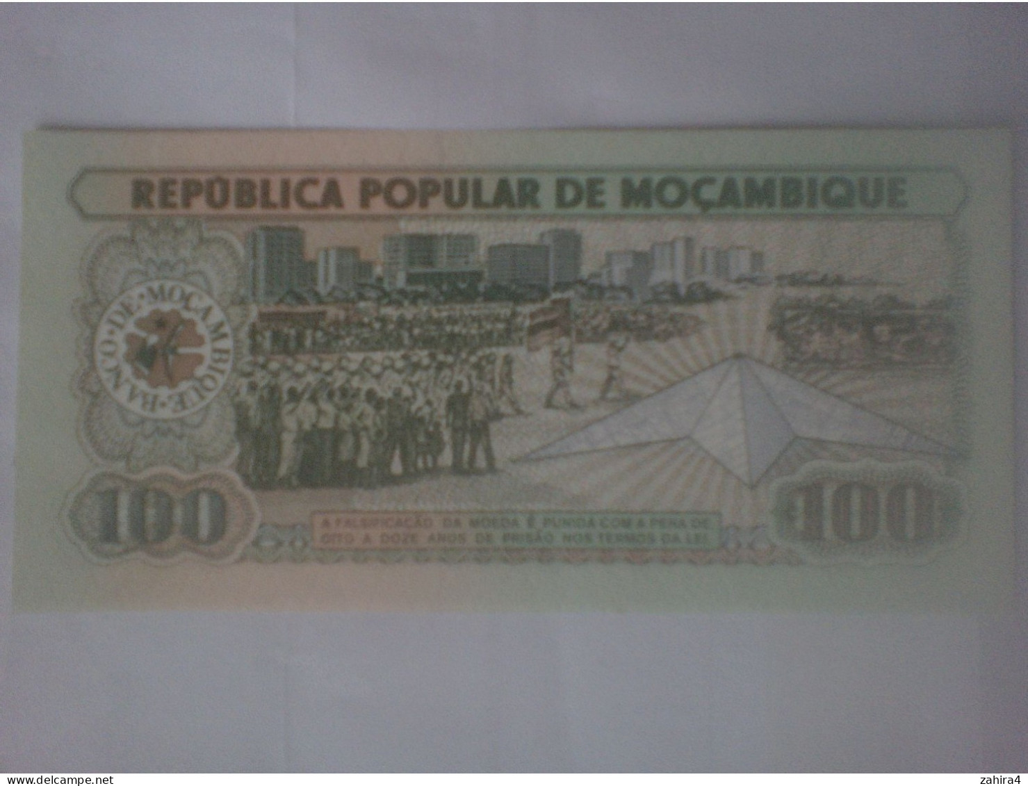 100 - Cem Meticais - Republica Popular De Moçambique - AA1553967 - 1989 - Mozambique