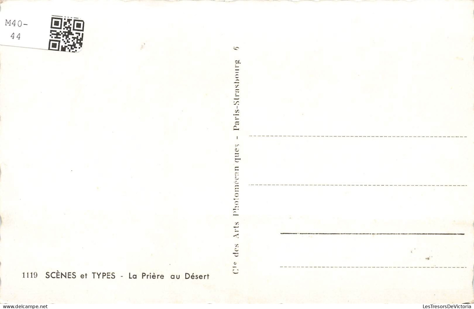 ALGERIE - Scènes Et Types - La Prière Au Départ - Carte Postale - Scenes