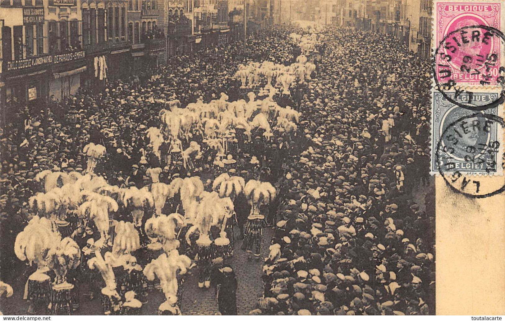 CARTE CARNET BINCHE  LE CARNAVAL LE GRAND CORTEGE - Binche