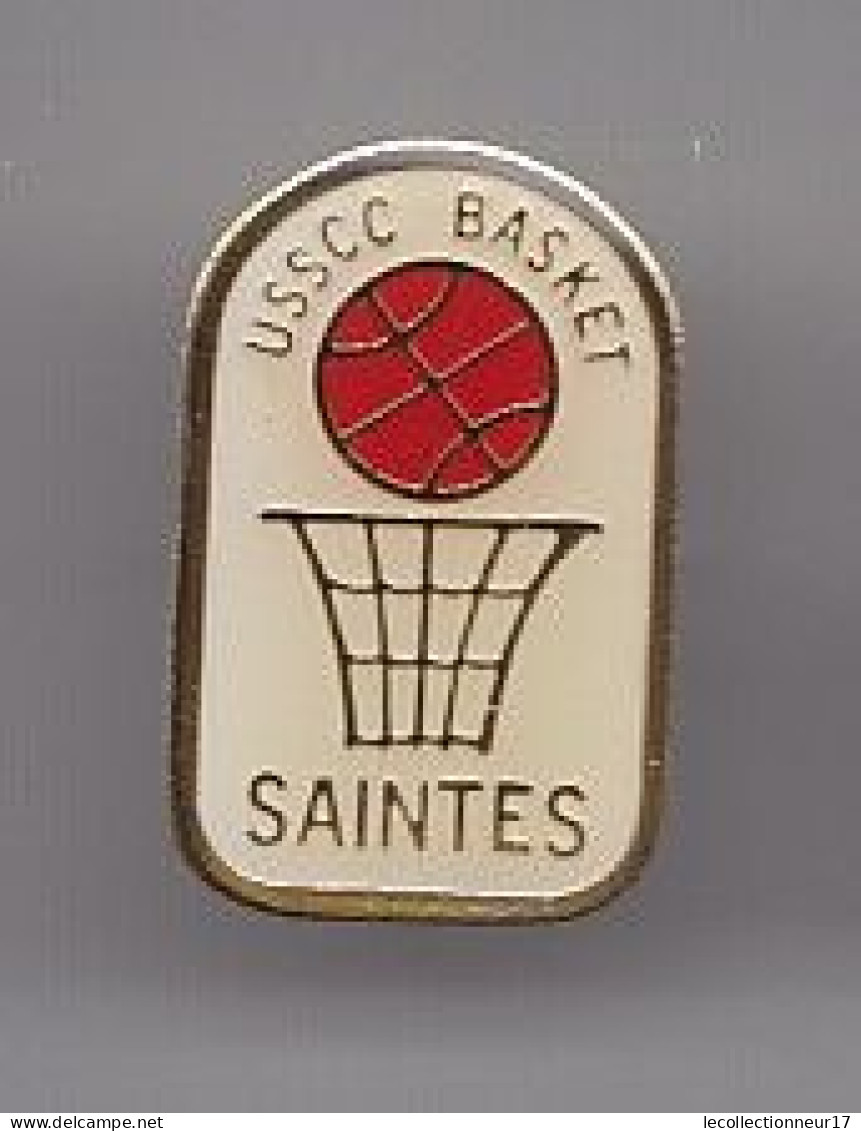 Pin's USSCC Basket Saintes En Charente Maritime  Dpt 17  Réf 4507 - Basketball