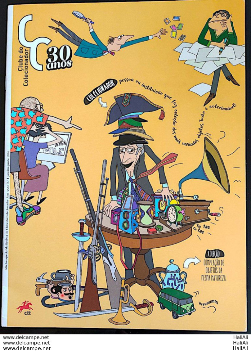 Revista Clube Do Colecionador Portugal Filatelia Ano XXXI 2016 - Zeitungen & Zeitschriften