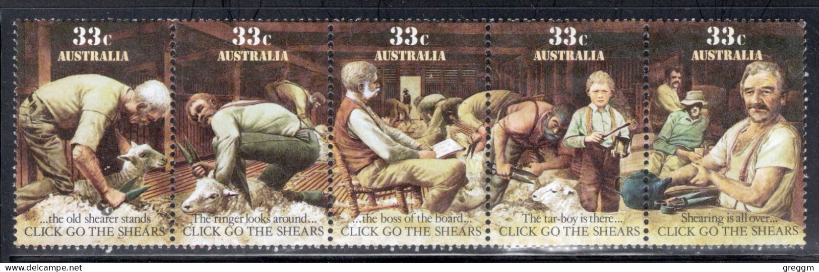 Australia 1986 Set Of Stamps To Celebrate Folklore In Unmounted Mint - Neufs