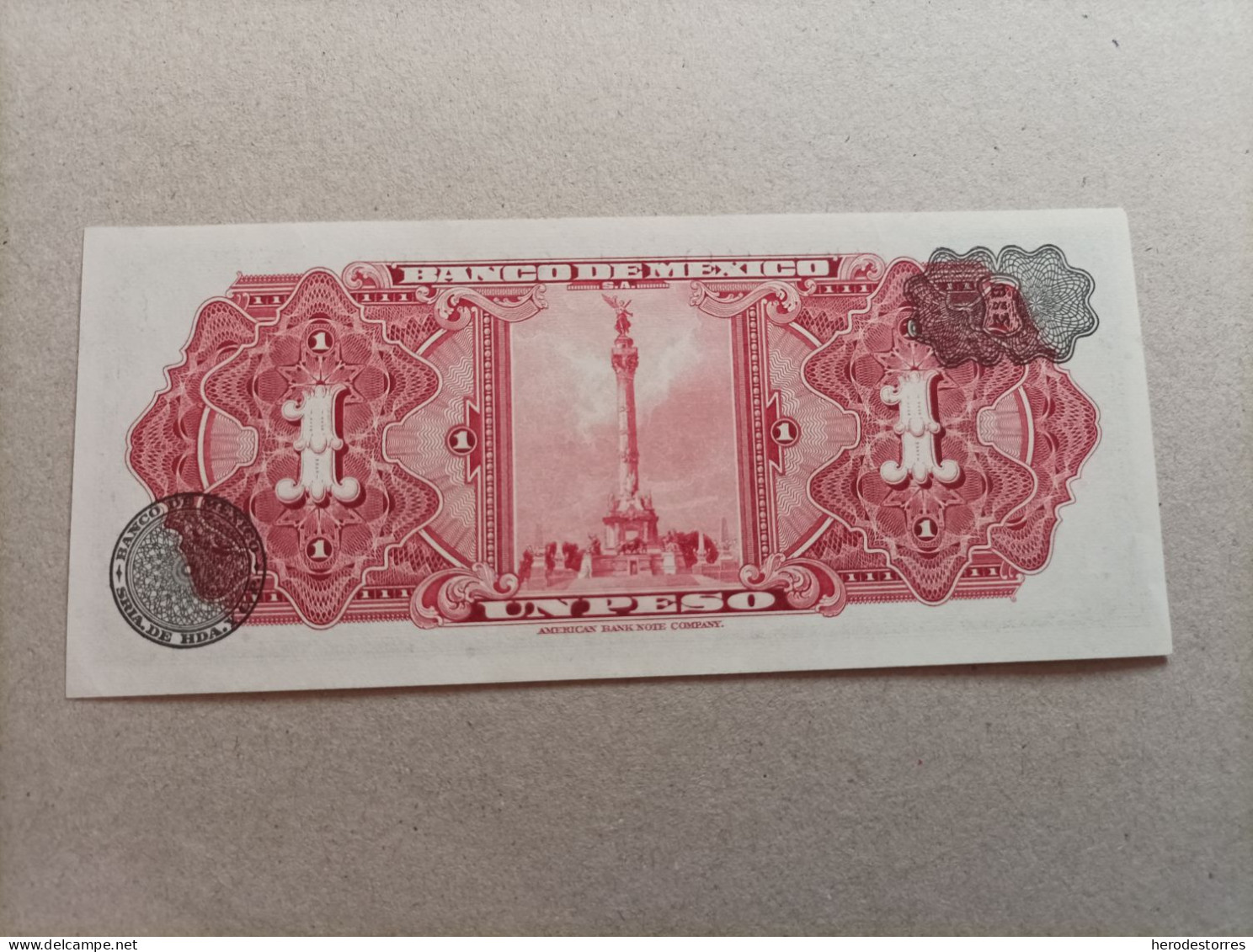 Billete De México 1 Peso Del Año 1967, UNC - Mexico
