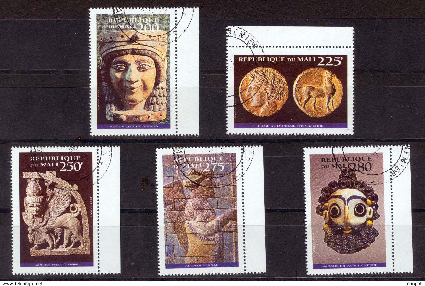 MALI, 1994, 20 V. "Kunstwerke", Gest./CTO, Mi 1262/81 - ME14,-; Scott 628-47 -$12,50; - Museums