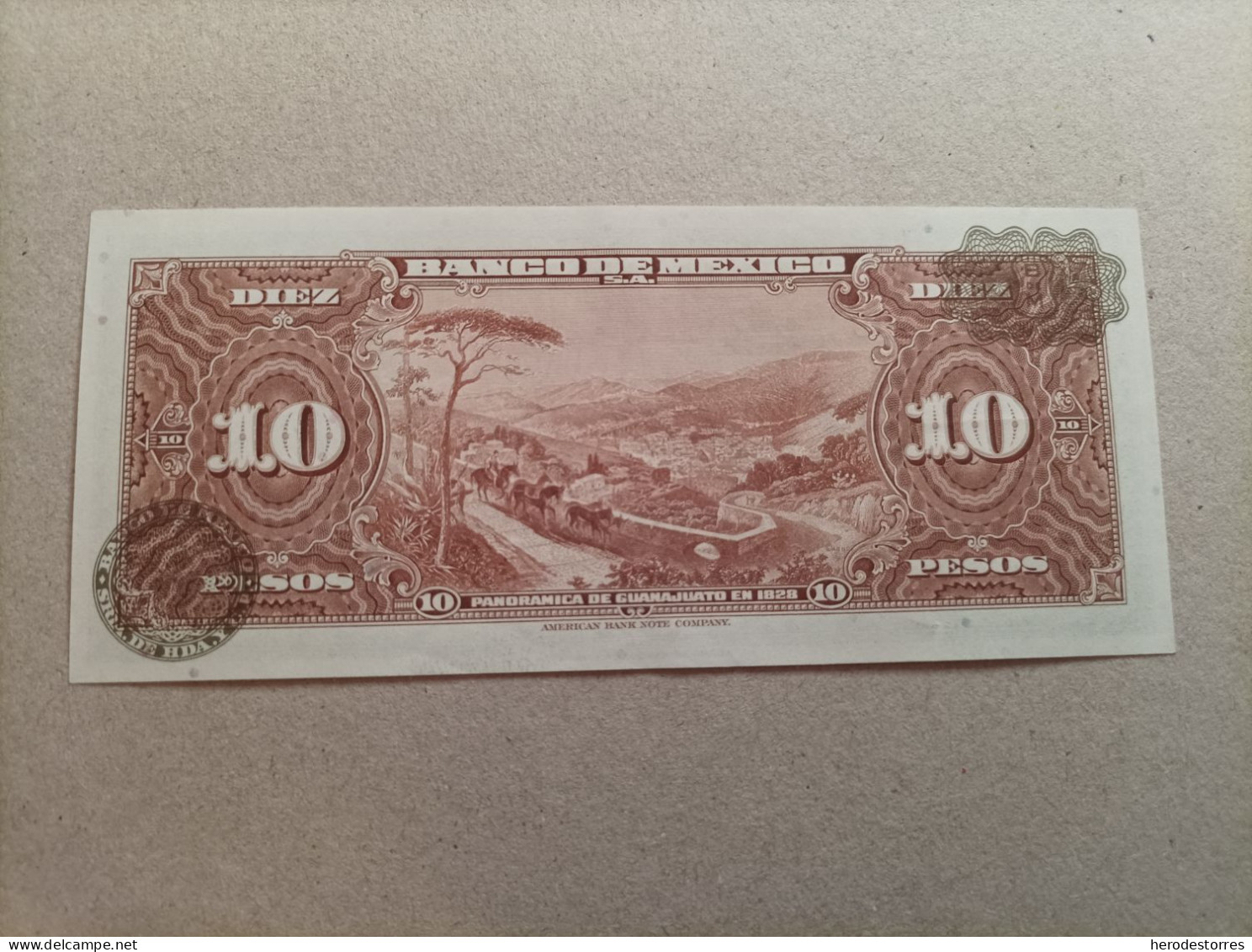 Billete De México 10 Pesos, Año 1961, UNC - Mexique