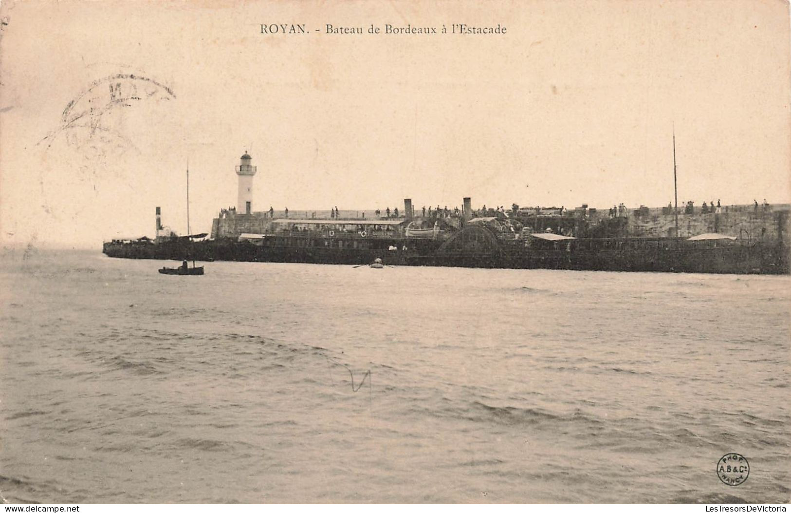 FRANCE - Royan - Bateau De Bordeaux à L'Estacade - Carte Postale Ancienne - Royan