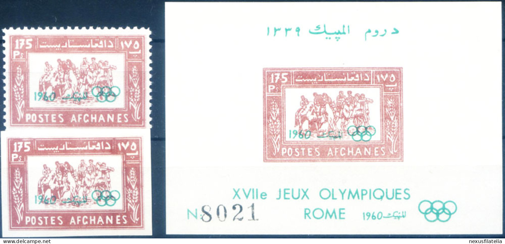 Sport. Olimpiadi Roma 1960. - Afghanistan