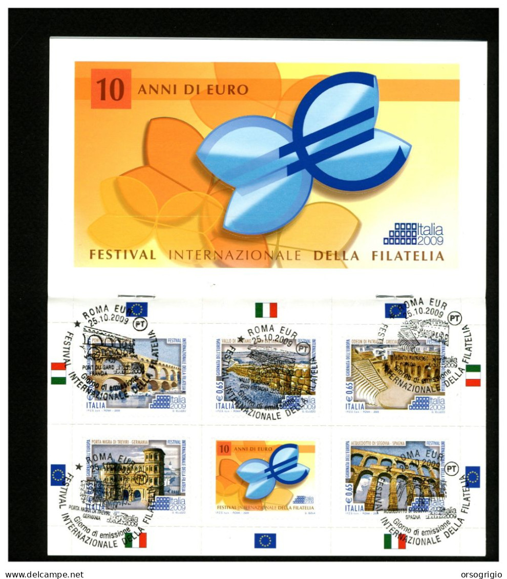 ITALIA - LIBRETTO 2009 - GIORNATA DELL'EUROPA - Carnets