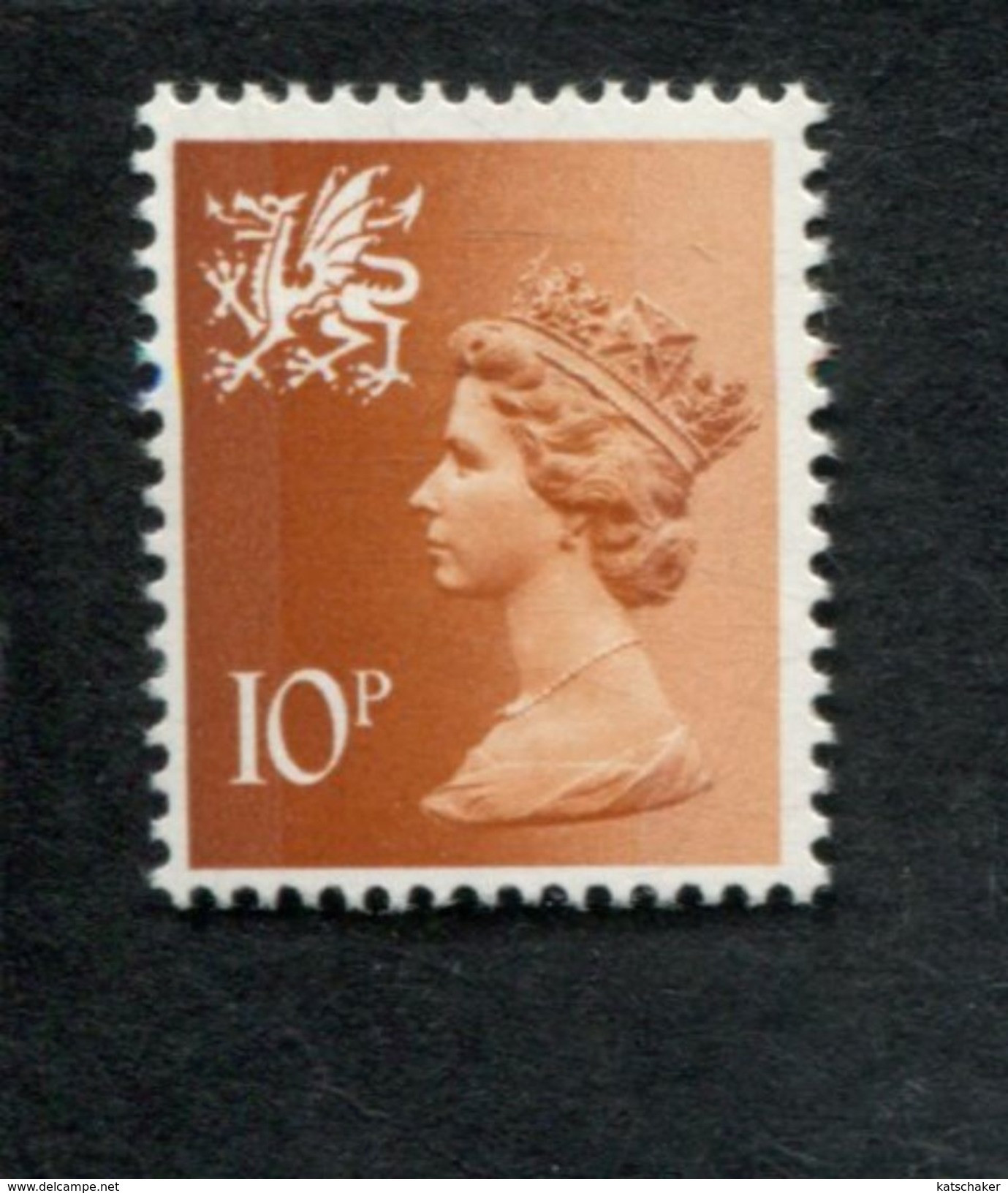 1788673330 1976 SCOTT WMMH13  GIBBONS W28 (XX) POSTFRIS MINT NEVER HINGED - QUEEN ELIZABETH II - 2 BANDS - Gales