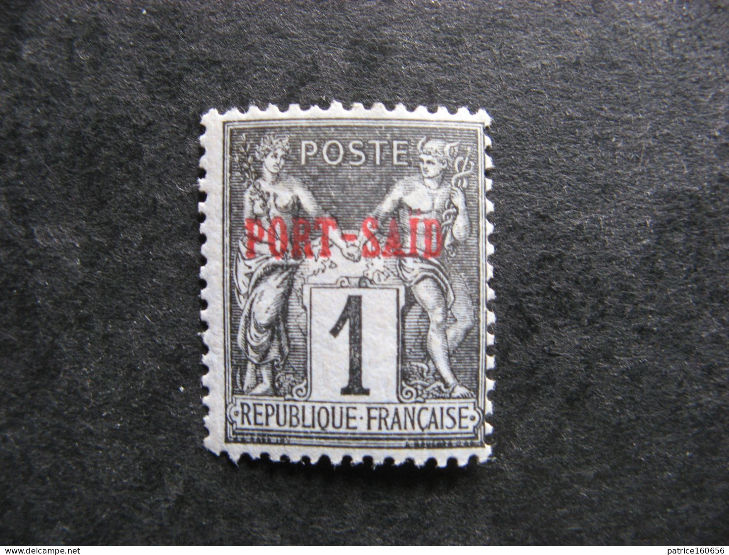 A). PORT-SAID: TB  N° 1, Neuf X. - Unused Stamps