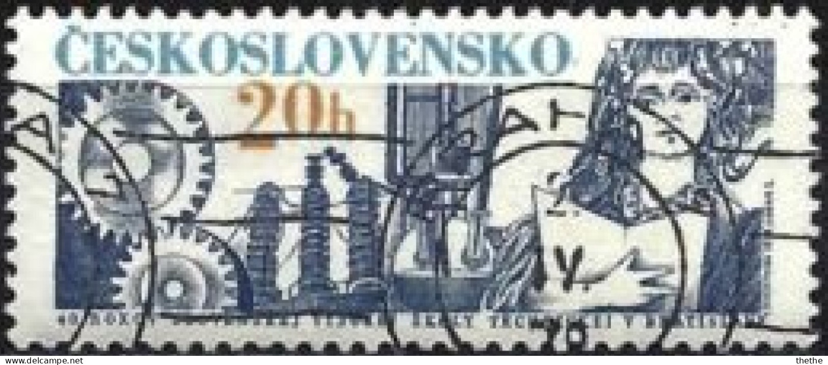 TCHECOSLOVAQUIE -  40éme Anniversaire De L'école Slovaque Des Hautes Etudes Techniques De Bratislava - Used Stamps